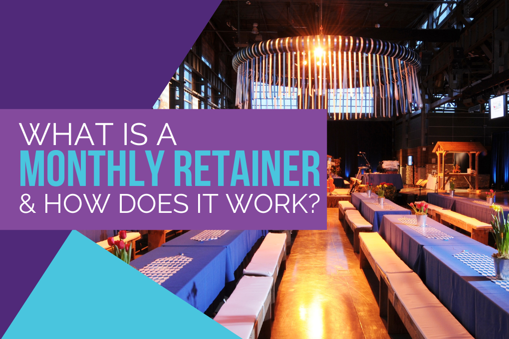 Monthly Retainer in Event Consulting Sharon Bonner Consulting